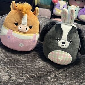 Squishmallow Nathaniel the pup Cosume the horse 8”
